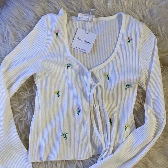 Dollskill Floral Open Cardigan - Picture 5 of 7